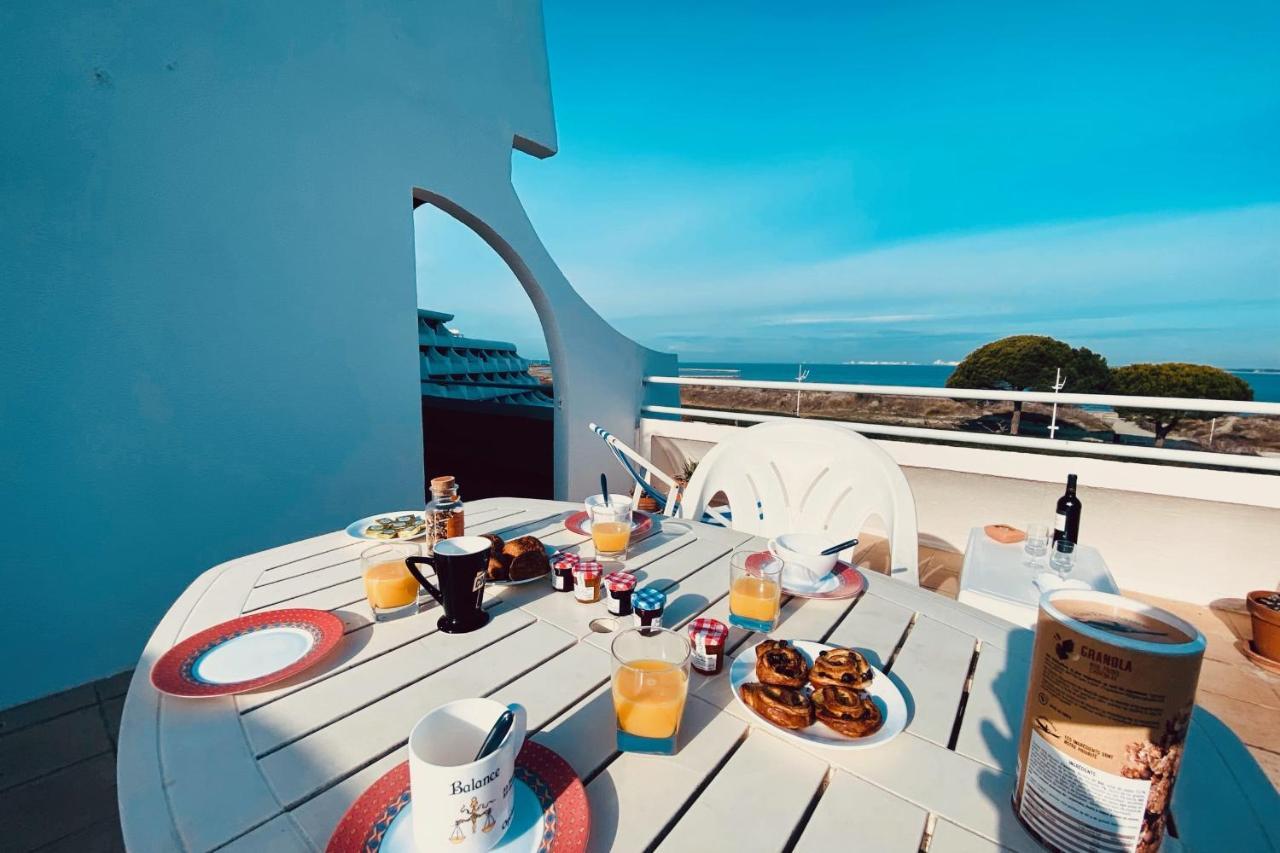 APPARTEMENT VUE MER Port Camargue 4 couchages résidence Le Flamant Le Grau-du-Roi Exterior foto